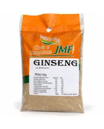 Ginseng em Pó JMF 50g - Energia e Vitalidade Natural