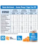 Frasco de Gummy Ômega 3 Sugar Free BVS Sabor Laranja 120g - foto 4 de 5