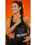 Gym Bag Nutrata mochila saco esportiva preta 42x34cm - foto 3 de 3