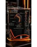 Joelheira Neoprene Prottector 5mm Knee Guards preta e laranja - foto 2 de 4