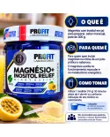 Profit Laboratórios Magnésio+ Inositol Relief Night Assist 300g Sabor Maracujá - foto 2 de 5