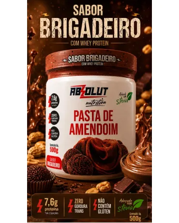 Pasta de Amendoim Gourmet 500g Absolut