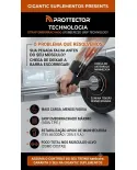 Prottector Straps Emborrachado Rubber Straps Preto Hardcore Protection — par de straps com grip T.P.E. para musculação - foto 3 de 4