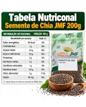Semente de Chia JMF 200g – Natural, Saudável e Rica em Fibras - foto 7 de 8