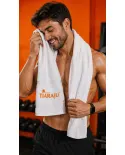 Comprar Toalha de Treino Tiaraju — Gigantic Suplementos Toalha de Treino Tiaraju branca em algodão para academia