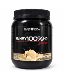 Whey 100% HD Gourmet 450g Black Skull - Proteína e Recuperação Muscular