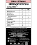 Tabela nutricional do Whey 100% HD Black Skull 900g sabor Morango