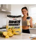 Whey Gourmet Forbis Refil 907g sabor Abacaxi com Leite Condensado – shake pronto na cozinha