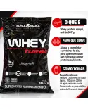 Embalagem Whey Turbo Black Skull 907g - foto 4 de 8