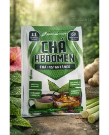 Chá Abdomen Instantâneo BodyAction 7g Natural Hibisco Chá Verde Gengibre