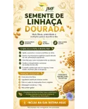 Semente de Linhaça Dourada 1kg JMF Não Contém Glúten Fonte de Fibras