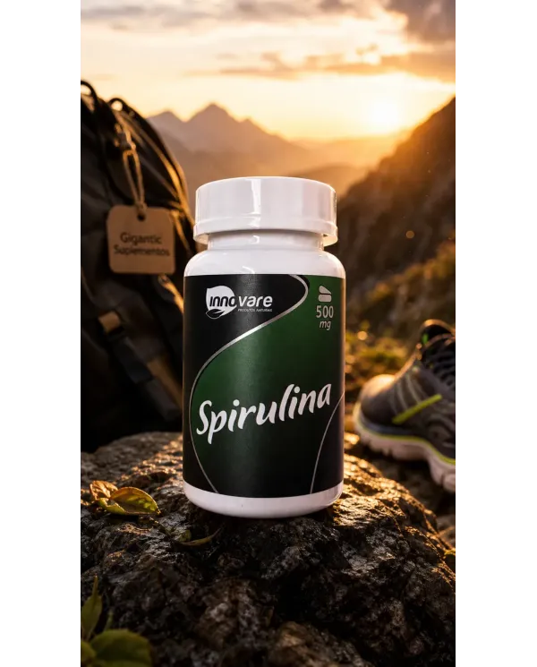 Comprar Spirulina 500mg Inovare 60 Cápsulas | Suplemento Natural — Gigantic Suplementos Spirulina 500mg Inovare 60 Cápsulas | Suplemento Natural