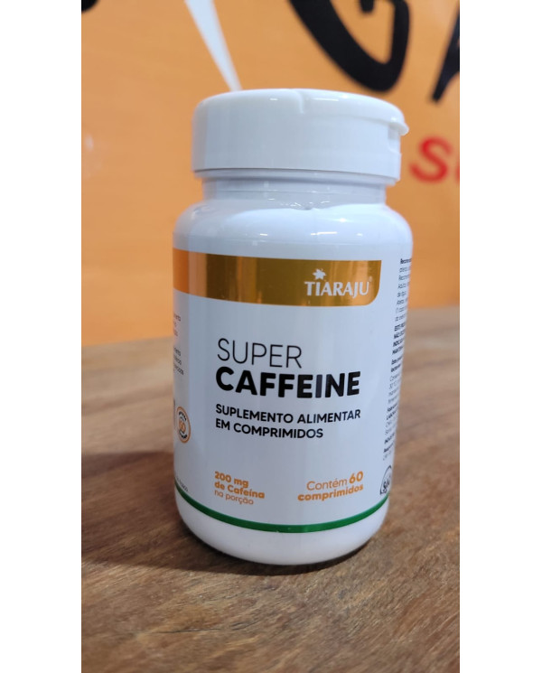  Super Caffeine 200mg 60 comprimidos - Tiaraju 