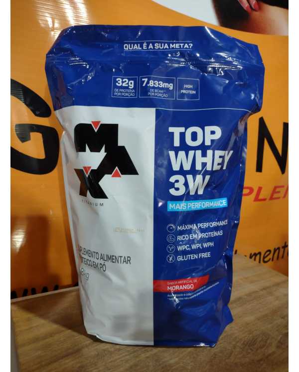 Top Whey 3w 1,8kg Mais Performance 