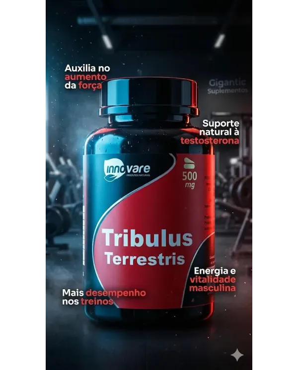 Tribulus Terrestris 500mg 100 Cápsulas Innovare Suplemento Natural