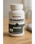 Tri Magnésio NewNutrition 300mg - Bisglicinato, Dimalato e Taurato - 60 Cápsulas Veganas Tri Magnésio NewNutrition 300mg - Bisglicinato, Dimalato e Taurato - 60 Cápsulas Veganas