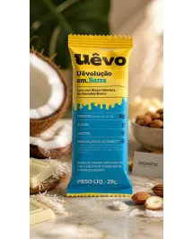 Uêvo Uêvolução em Barra 29g Proteica Zero Açúcar Sem Glúten Sem Lactose