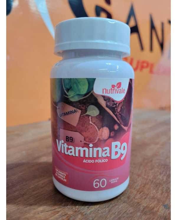 Vitamina B9 Ácido Fólico - Nutrivale