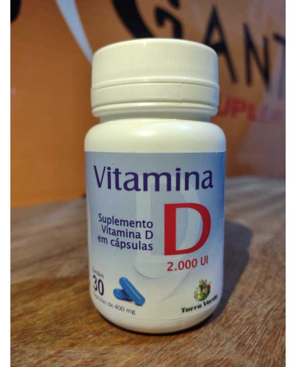 Vitamina D 30caps 400mg 2.000UI Terra Verde