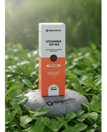 Vitamina D3 + K2 NewNutrition 10ml Suplemento Alimentar em Gotas - Sabor Neutro
