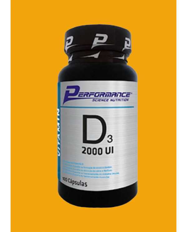 Vitamina D3 2000 UI 100 Caps - Performance Nutrition