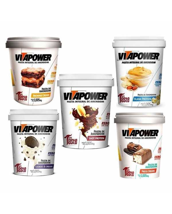 Pasta de Amendoim Integral 1,005kg - Vitapower 