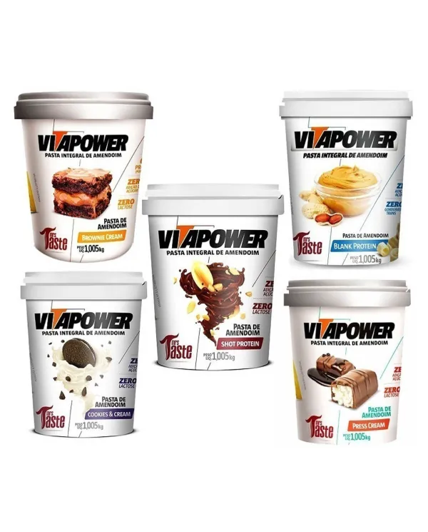 Pasta de Amendoim Integral 1,005kg - Vitapower 