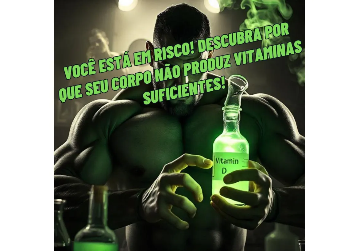 A VERDADE ASSUSTADORA: SEU CORPO NÃO CRIA AS VITAMINAS QUE VOCÊ PRECISA PARA SOBREVIVER!