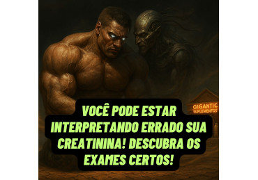 CREATINA, MASSA MUSCULAR E CREATININA ALTA: O QUE OS EXAMES REALMENTE DIZEM?