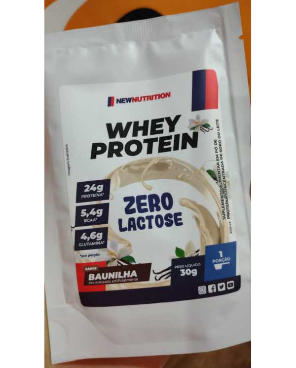 Whey Protein Zero Lactose 1 Porção Newnutrition