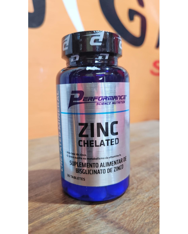 Zinc Chelated 30 Tabletes - Performance Science Nutrition 