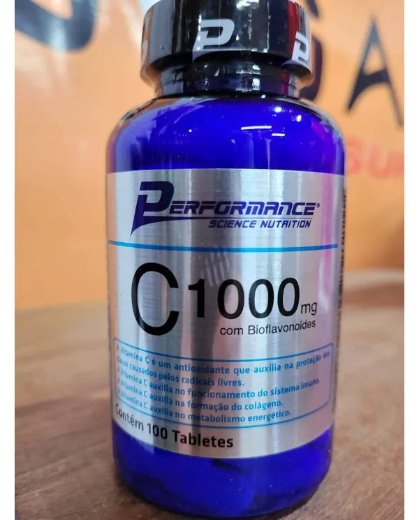 C1000mg 100 tabletes com Bioflavonoides - Performance Science Nutrition