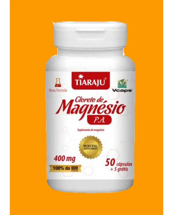CLORETO DE MAGNÉSIO P.A. 50 + 5 grátis Cápsulas