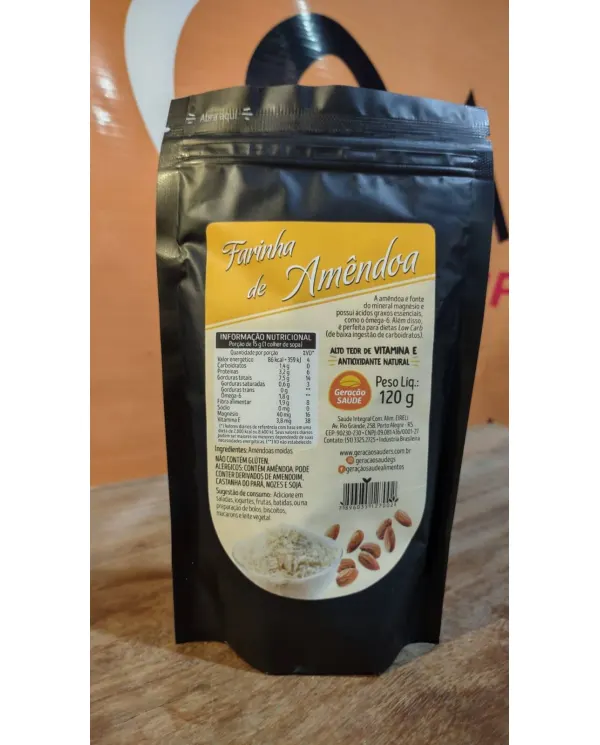 Farinha de Amêndoa 120g - Geração Saúde