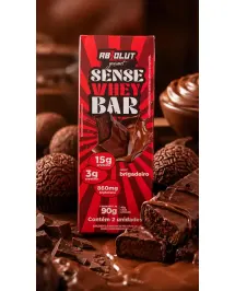 Absolut Nutrition Sense Whey Bar – Barra de Proteína com Creatina e Triptofano 90g (2 unidades de 45g)