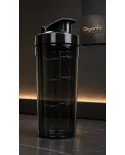 Coqueteleira Black Skull Heavy Sports Nutrition 750ml cor Fumê com escala graduada e tampa trava