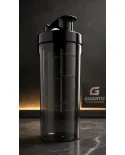 Coqueteleira Black Skull Heavy Sports Nutrition 750ml cor Fumê com escala graduada e tampa trava