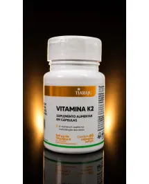 Vitamina K2 Tiaraju 149mcg 60 Cápsulas Softgel - Menaquinona-7 MK7