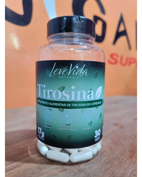 Tirosina 500 mg – Leve Vida