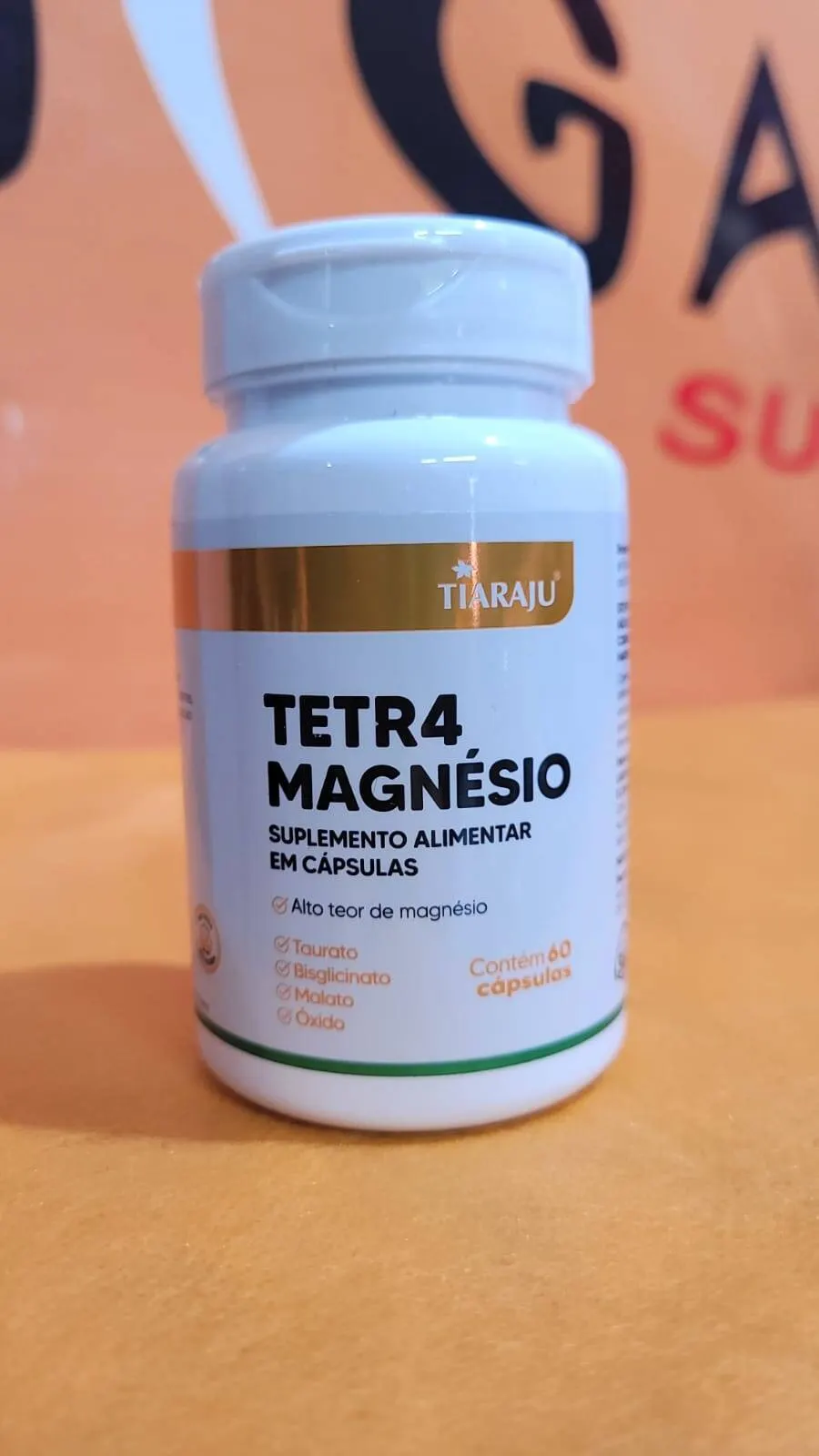 Tetr4 Magnésio 60 Cápsulas - Tiaraju