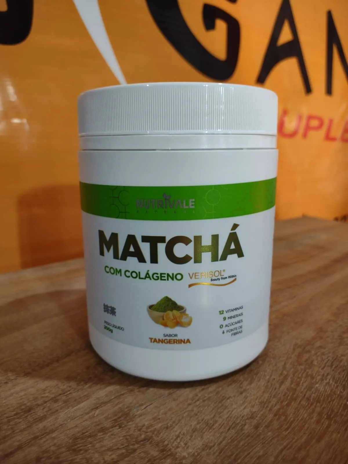 Matchá com colágeno 200g
