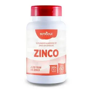 Zinco 500mg 60 cápsulas Nutrivale