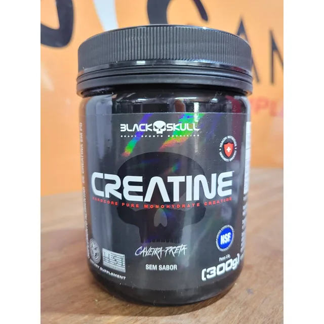 Creatine Pura Monohidratada 300g — Black Skull