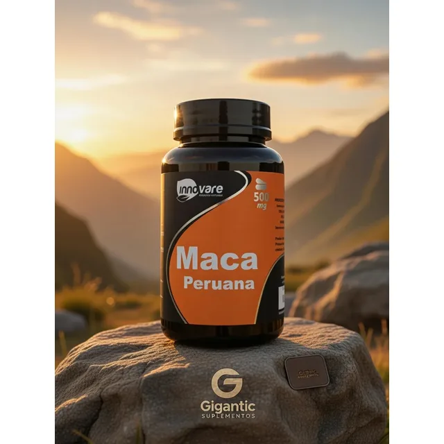 Maca Peruana 500mg 100 Cápsulas | Suplemento Natural Innovare