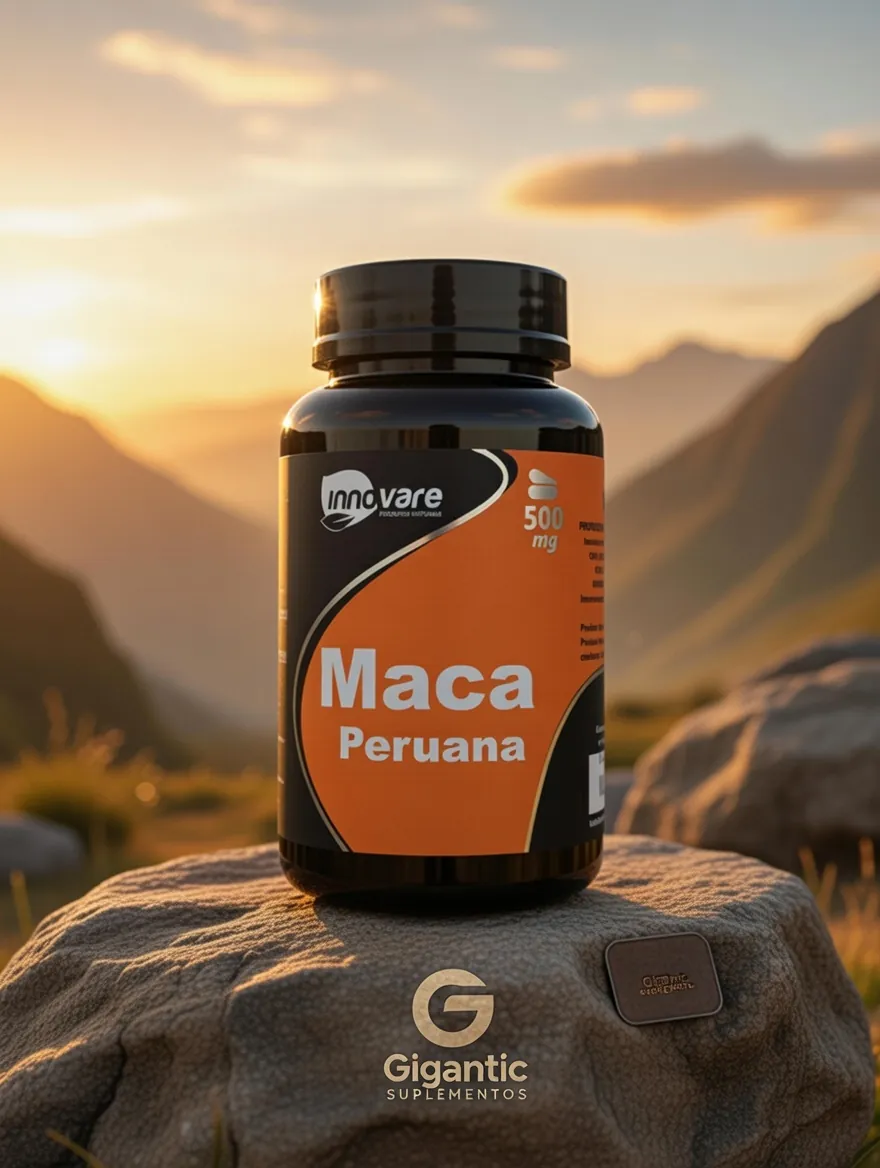 Maca Peruana 500mg 100 Cápsulas | Suplemento Natural Innovare